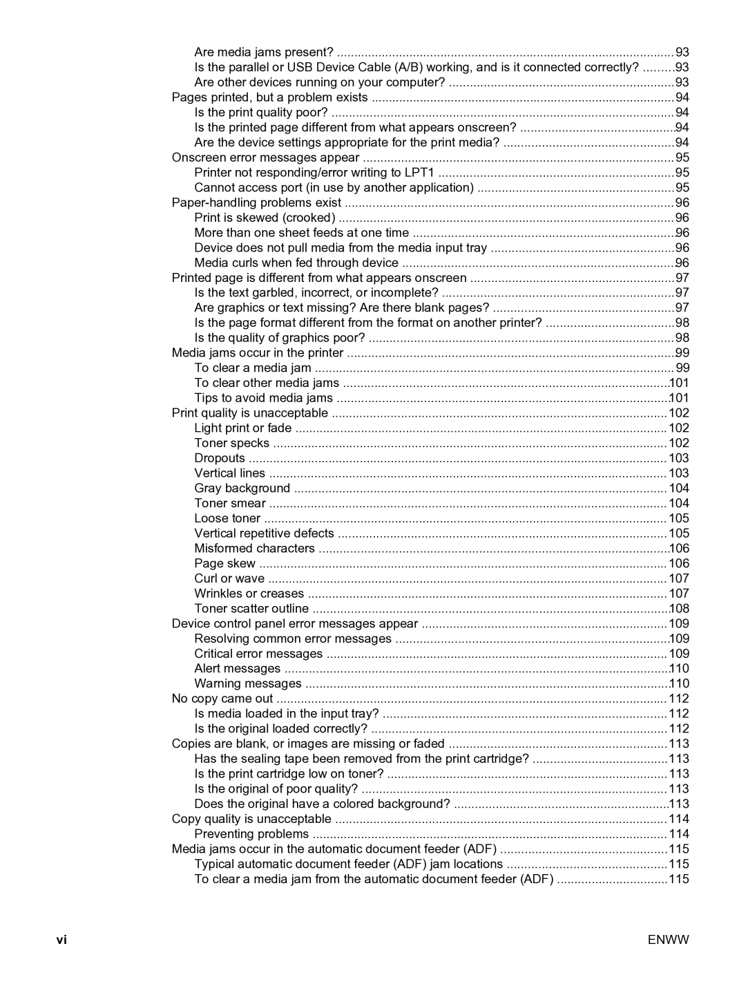 HP 3020 manual 101 