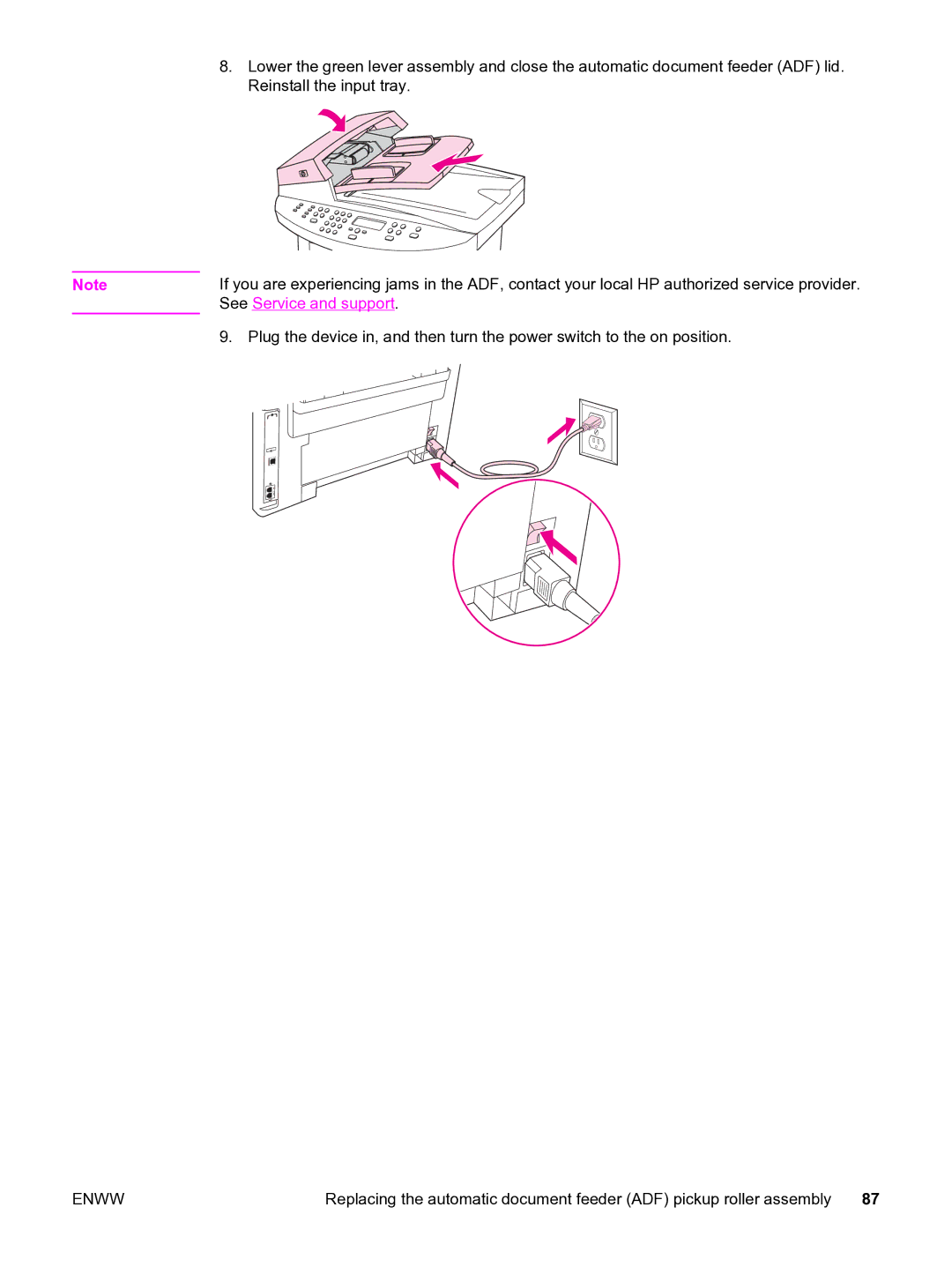 HP 3020 manual See Service and support 