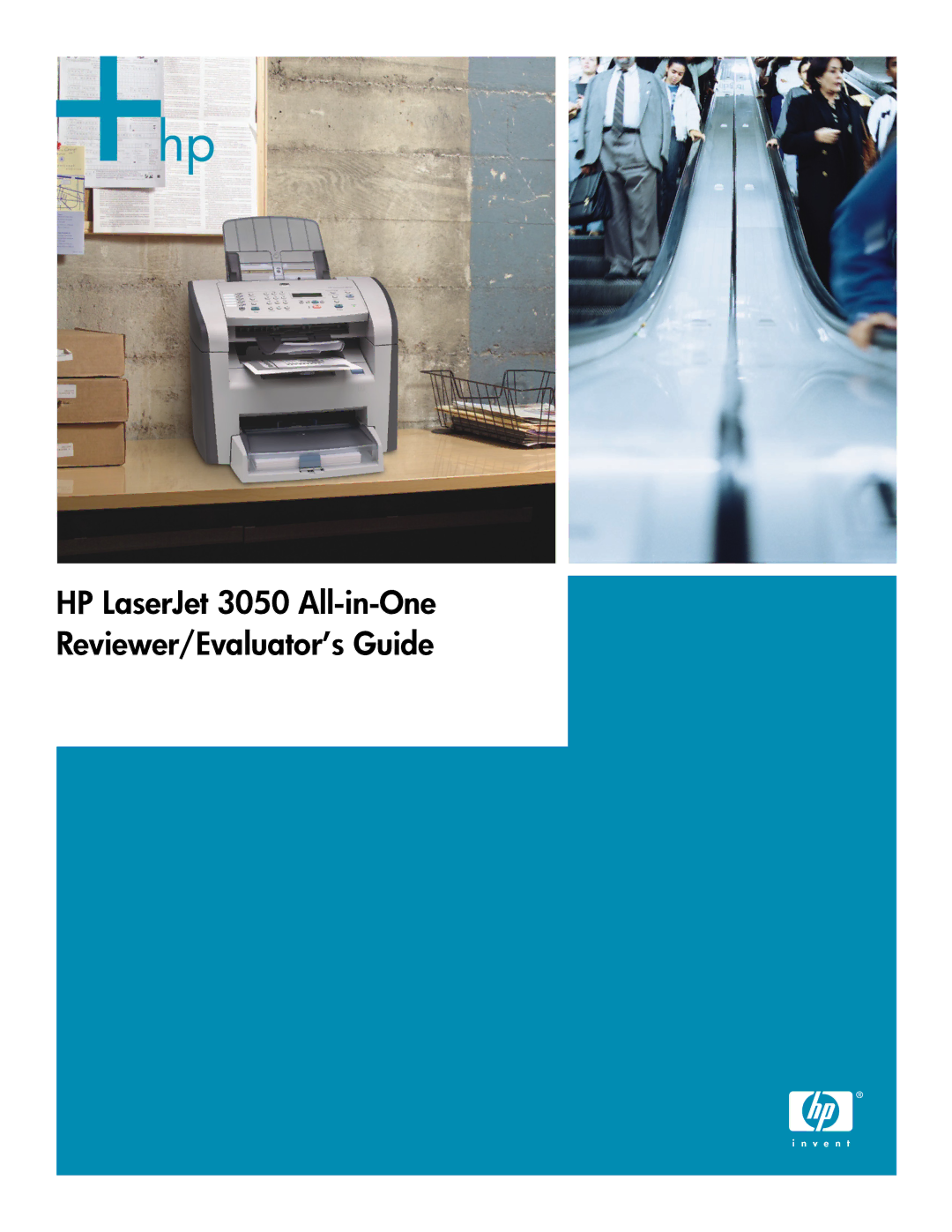 HP manual HP LaserJet 3050 All-in-One Reviewer/Evaluator’s Guide 