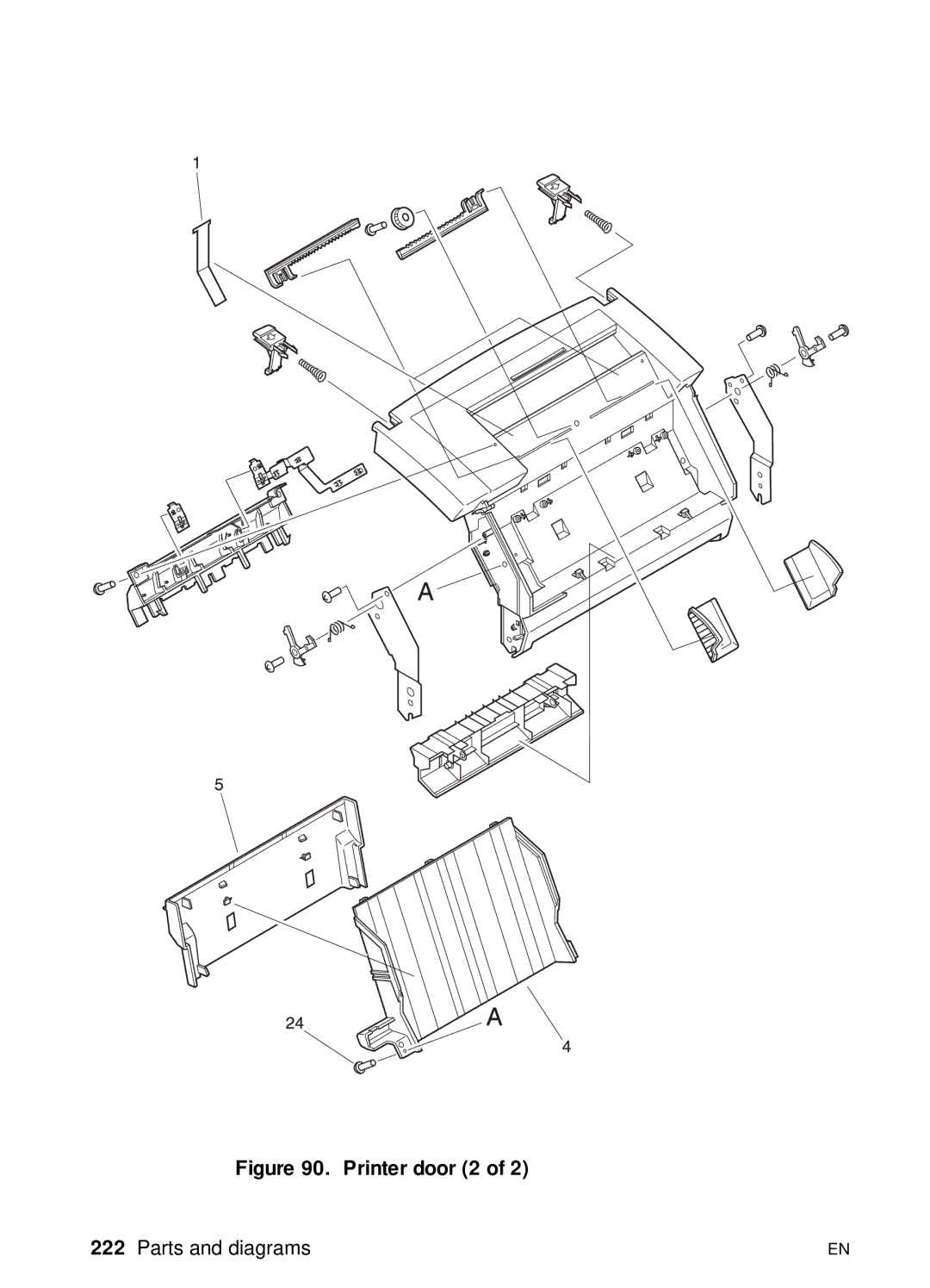 HP 3100, 3150 manual Printer door 2 