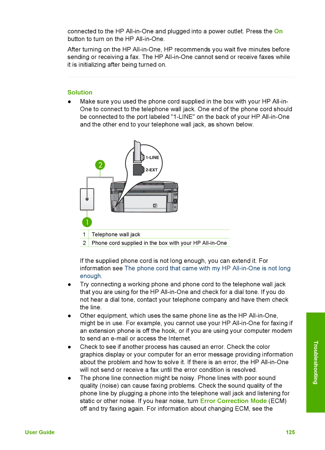 HP 3100 manual User Guide 125 