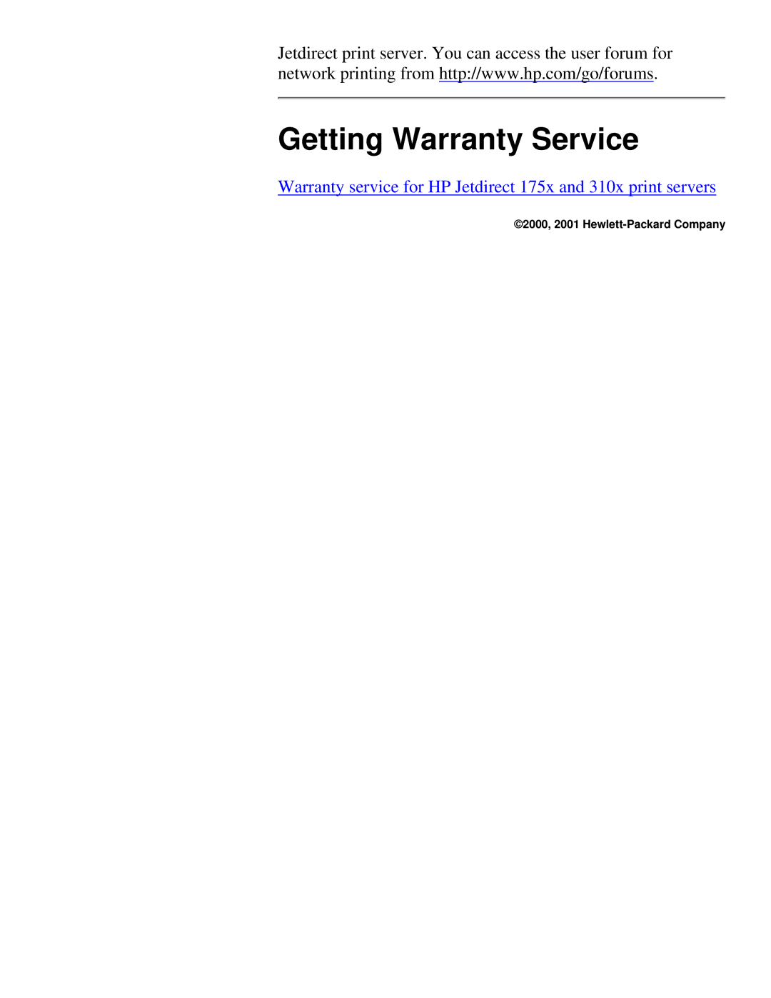 HP 310X, 175X manual Getting Warranty Service 