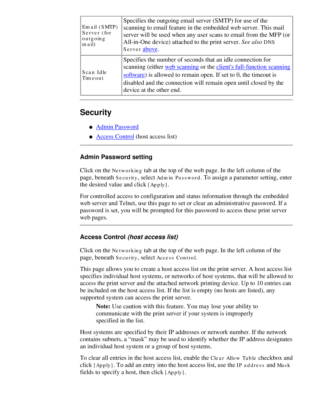 HP 310X, 175X manual Security 