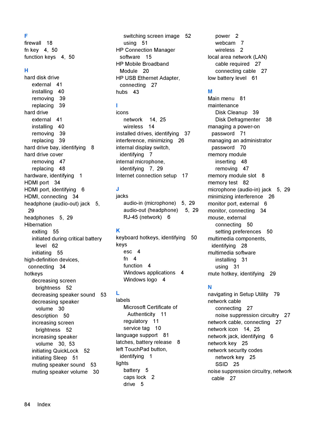 HP 311c-1140EI, 311c-1070EF manual Labels 