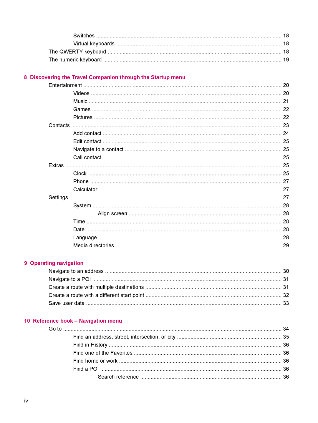 HP 314 manual Discovering the Travel Companion through the Startup menu 