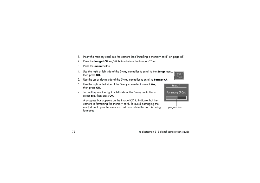 HP manual Hp photosmart 315 digital camera user’s guide 