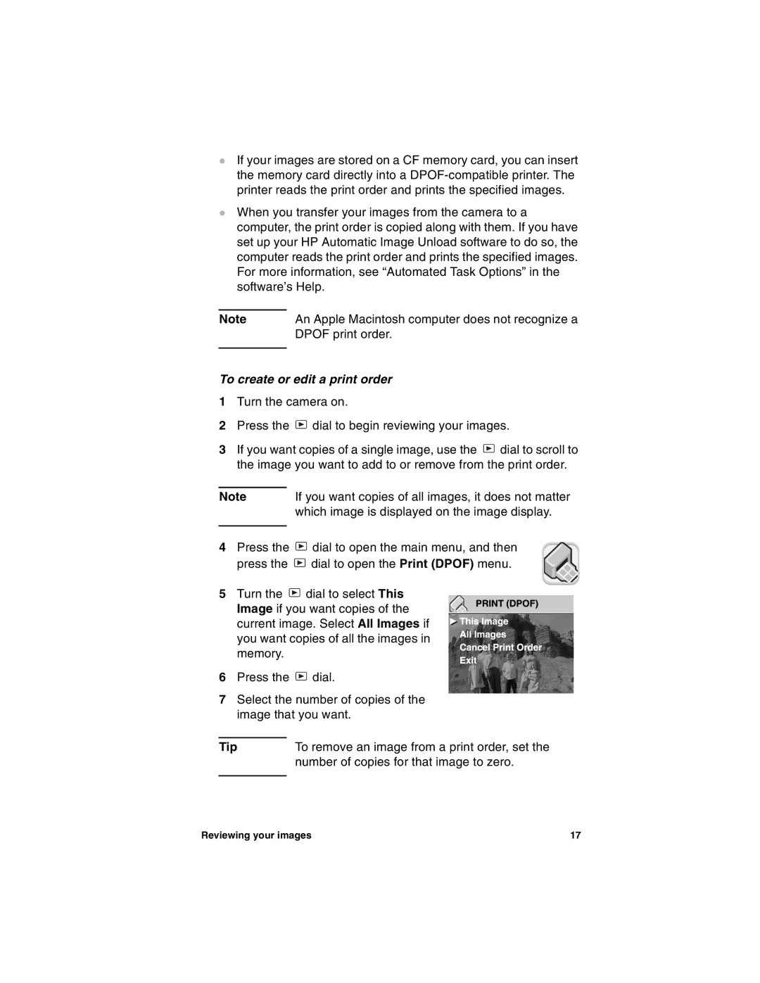 HP 318 manual To create or edit a print order 