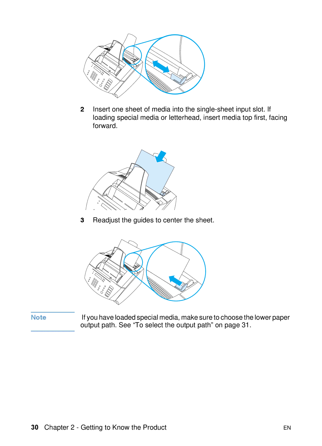 HP 3200 manual Output path. See To select the output path on 