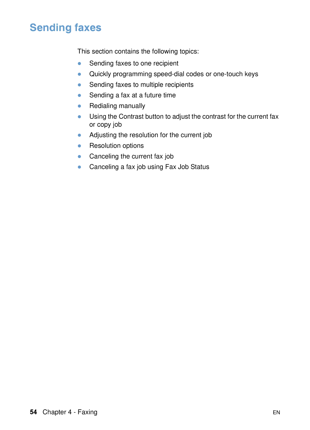 HP 3200 manual Sending faxes 