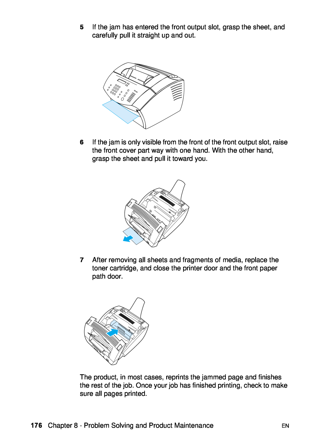 HP 3200 manual Problem Solving and Product Maintenance 