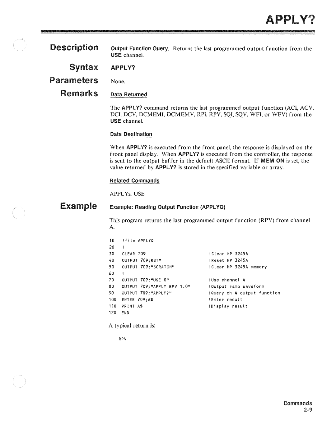 HP 3245A manual 