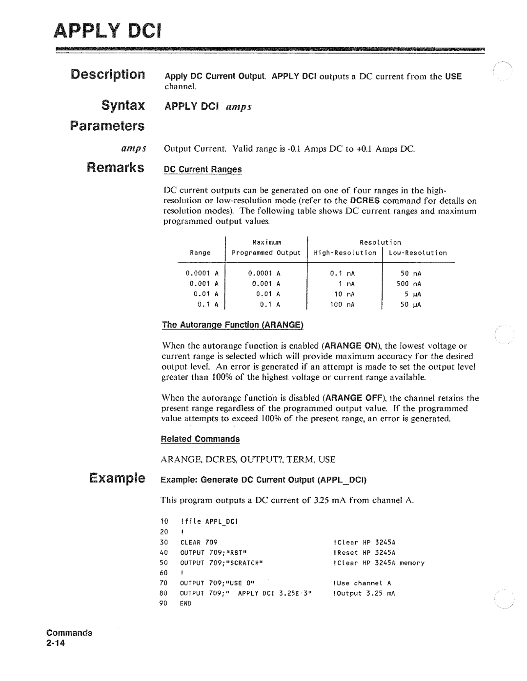 HP 3245A manual 