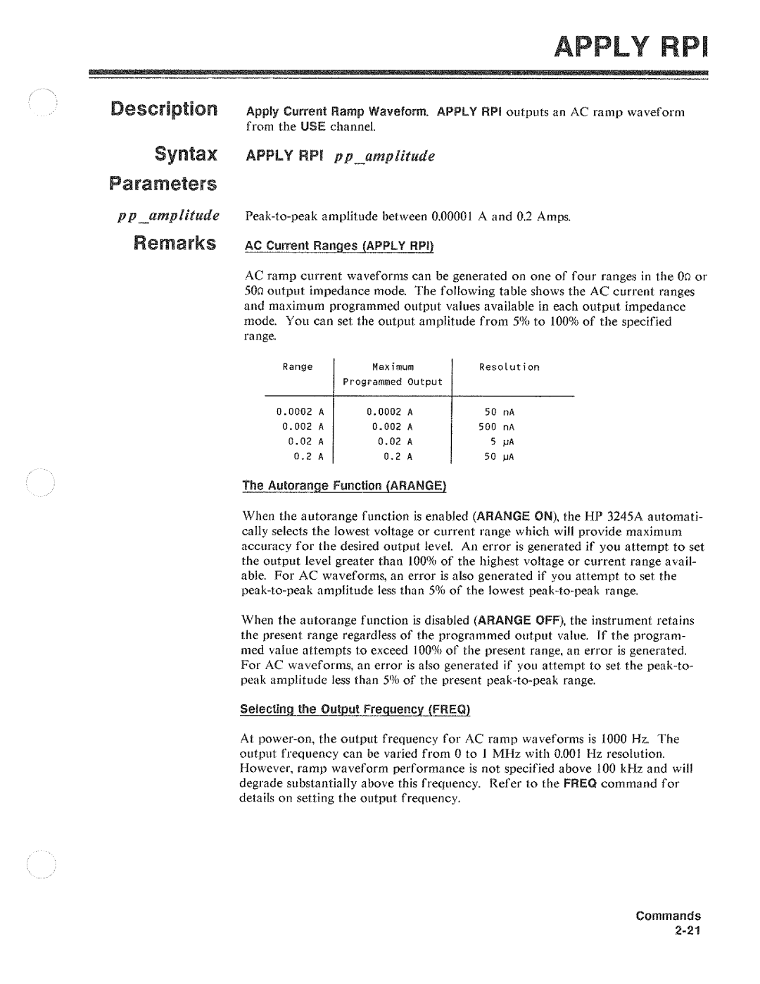 HP 3245A manual 