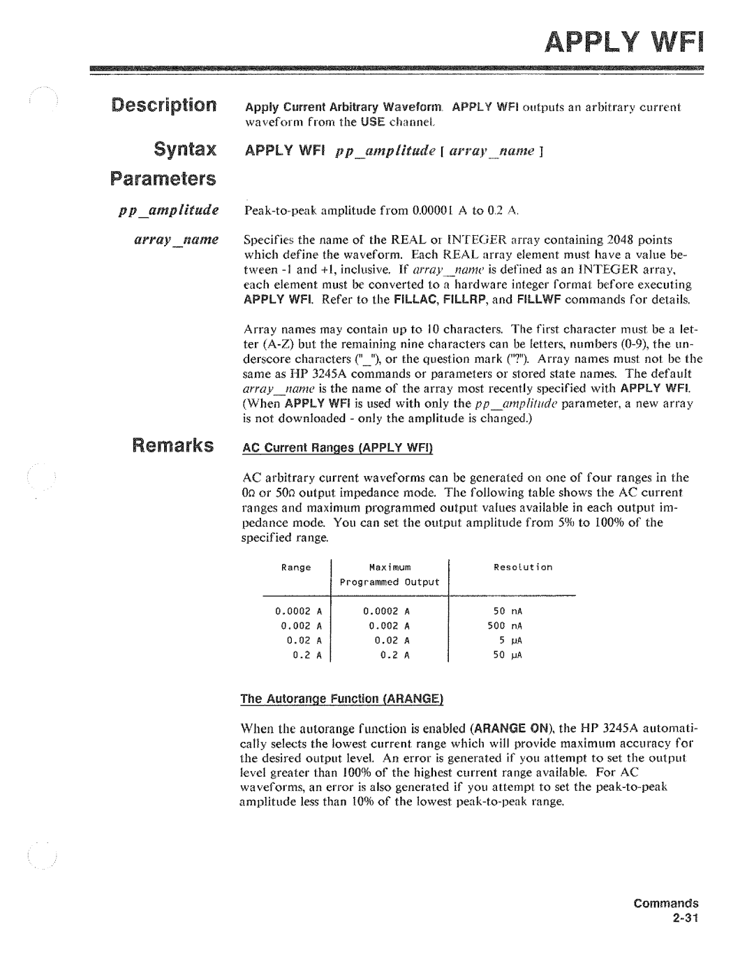 HP 3245A manual 