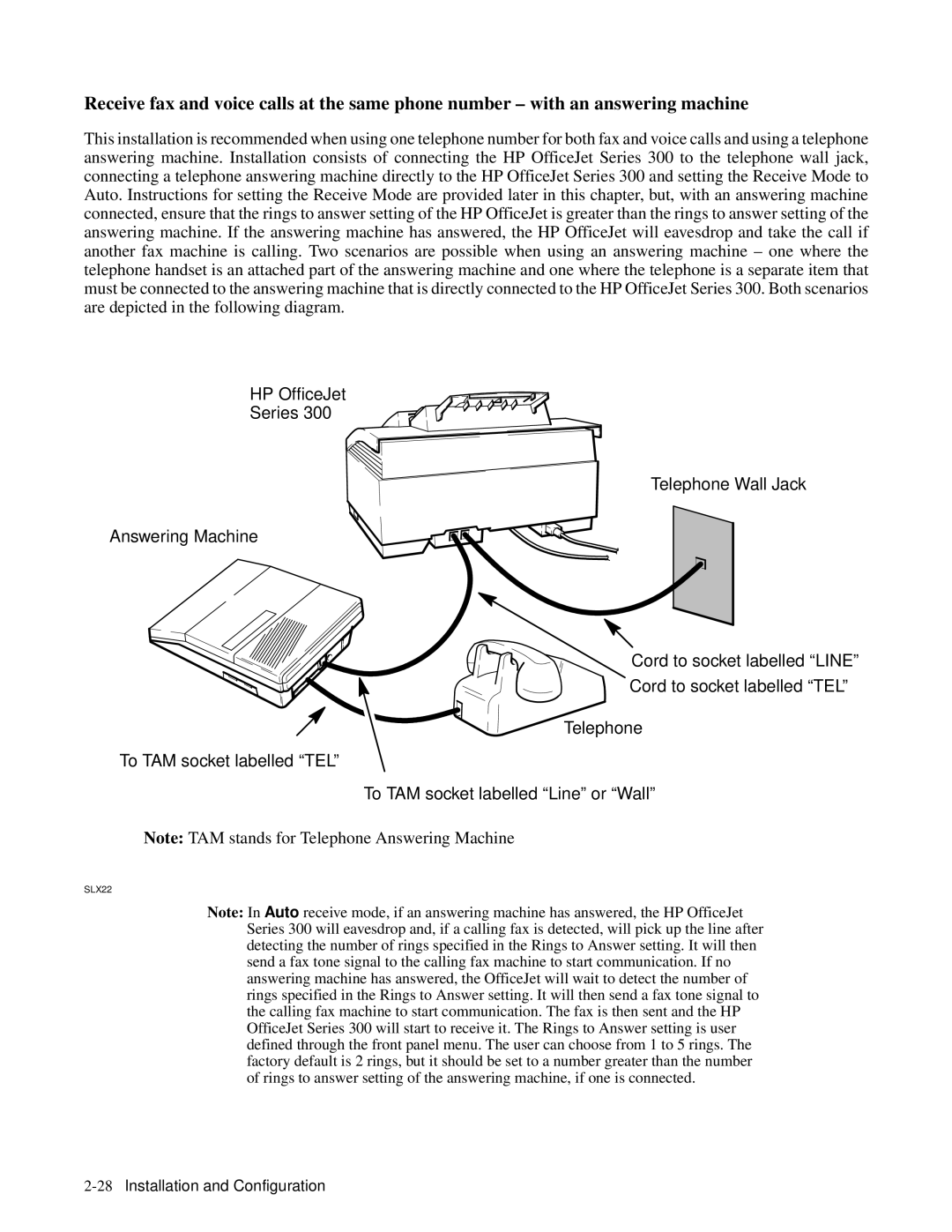 HP 350, 330 manual 28Installation and Configuration 