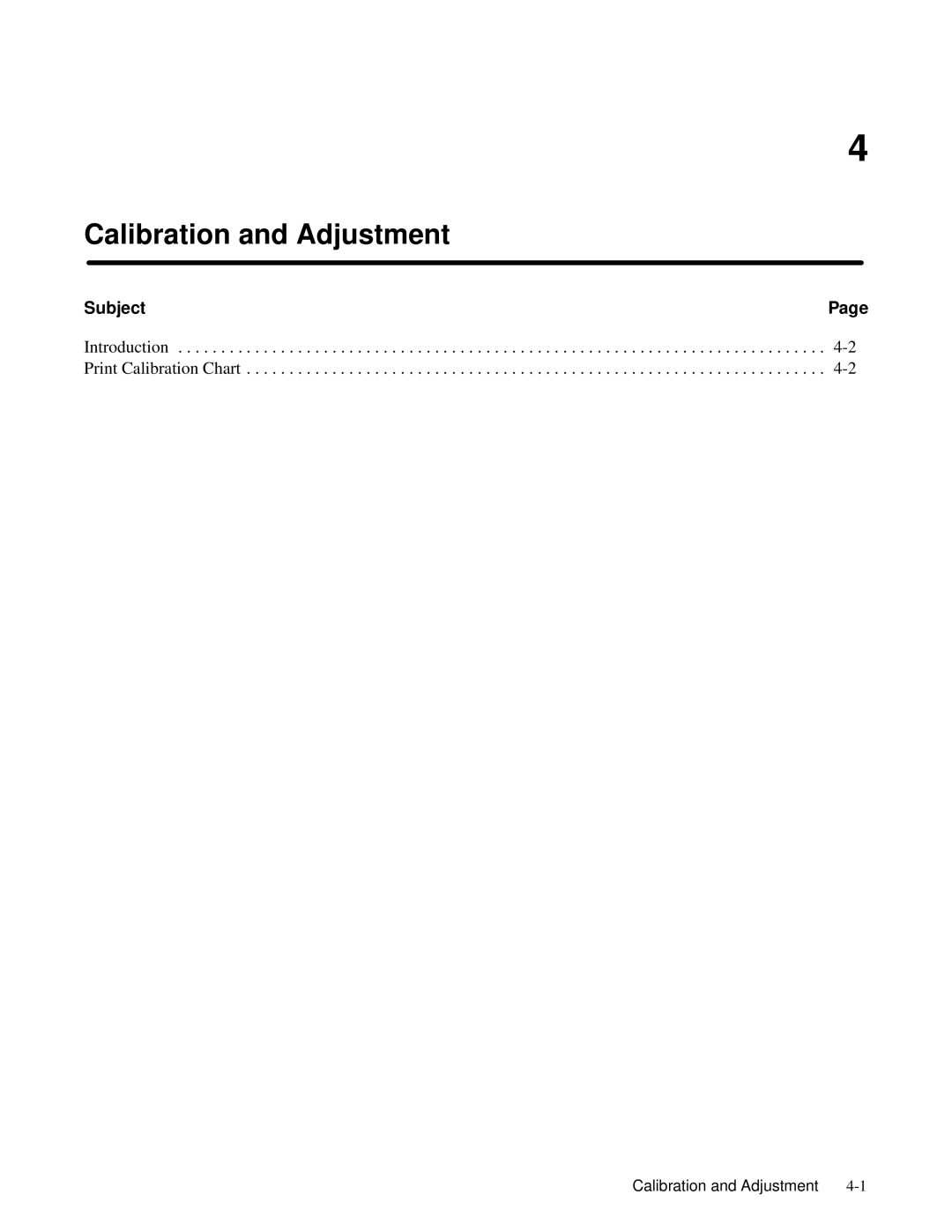 HP 330, 350 manual Calibration and Adjustment 