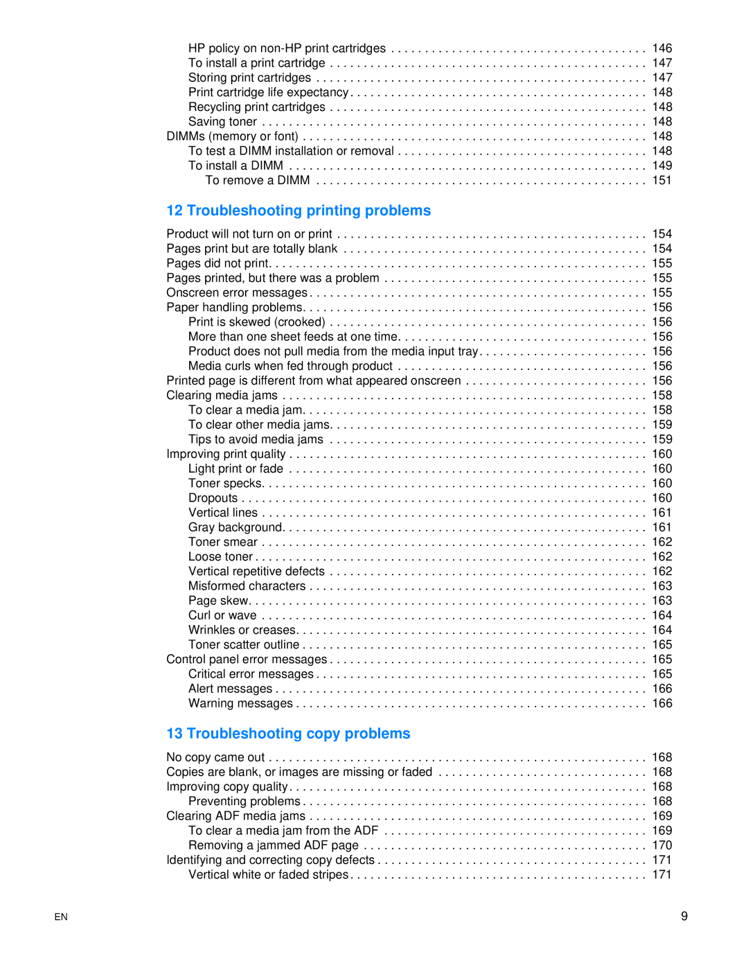 HP 3300mfp manual Troubleshooting printing problems 