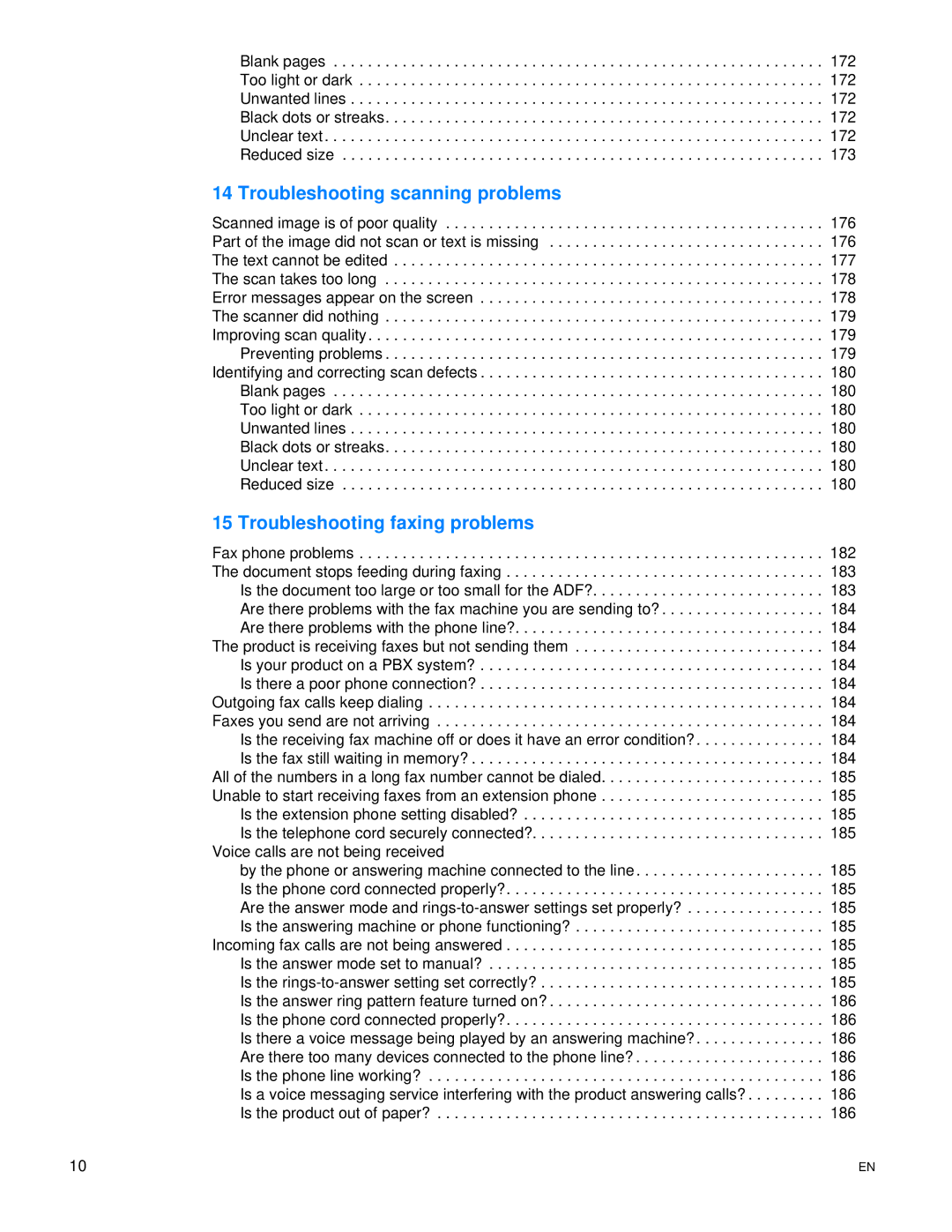 HP 3300mfp manual Troubleshooting scanning problems 