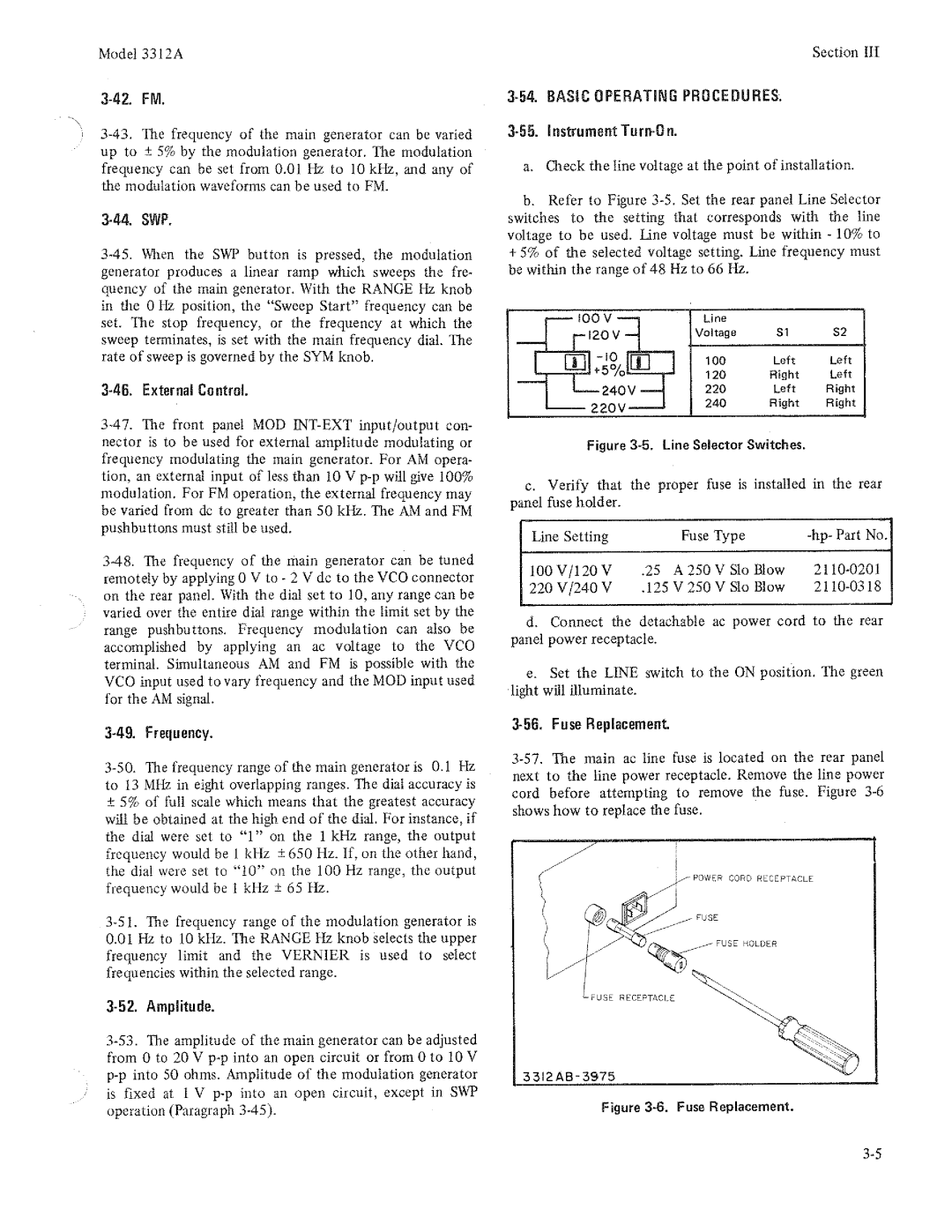 HP 3312A manual 