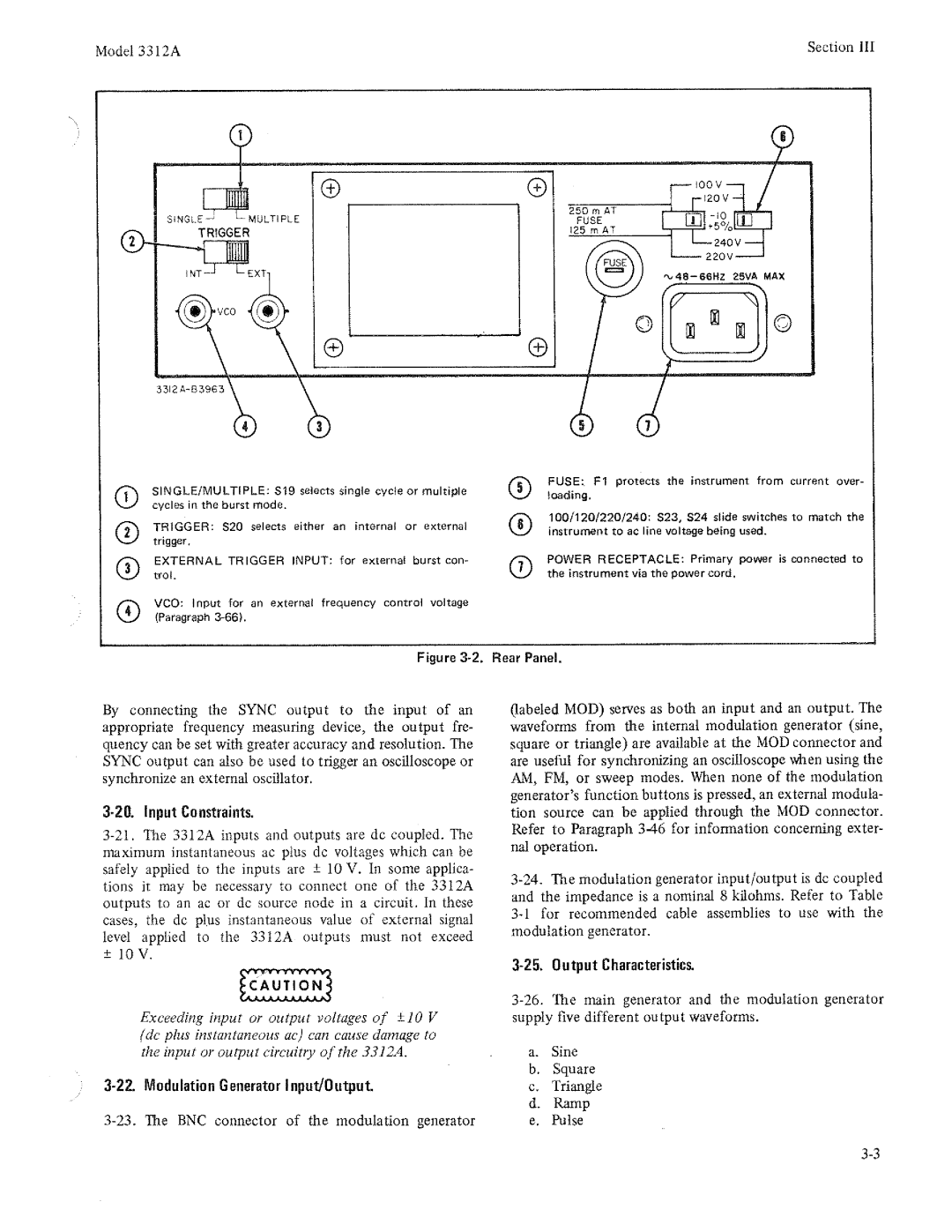 HP 3312A manual 