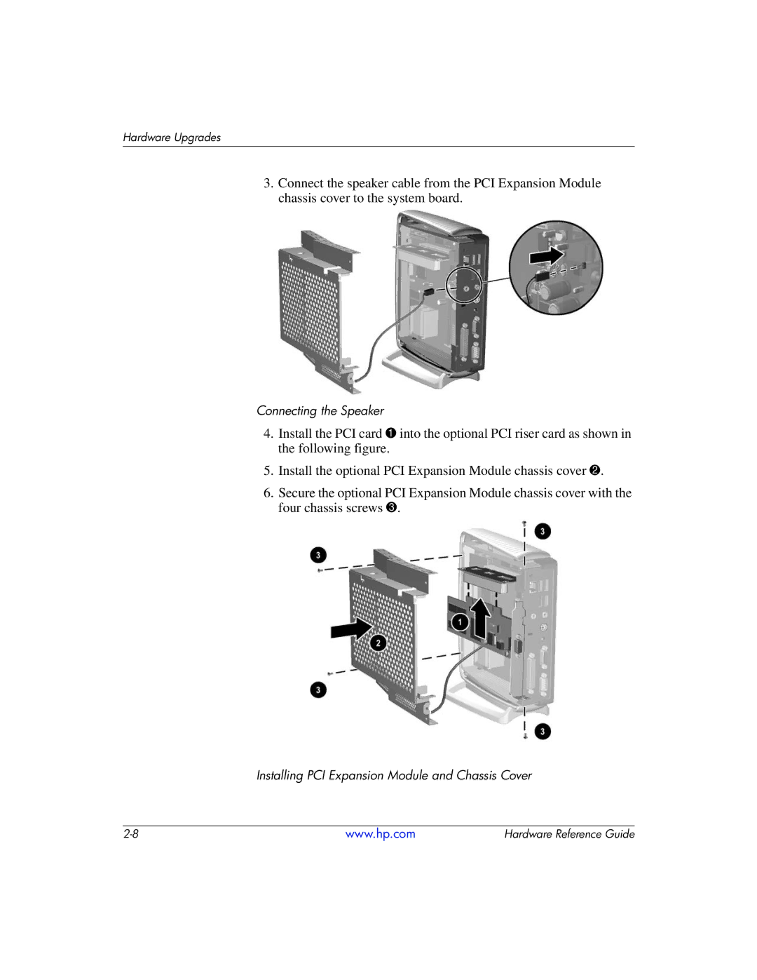 HP 334457003 manual Connecting the Speaker 