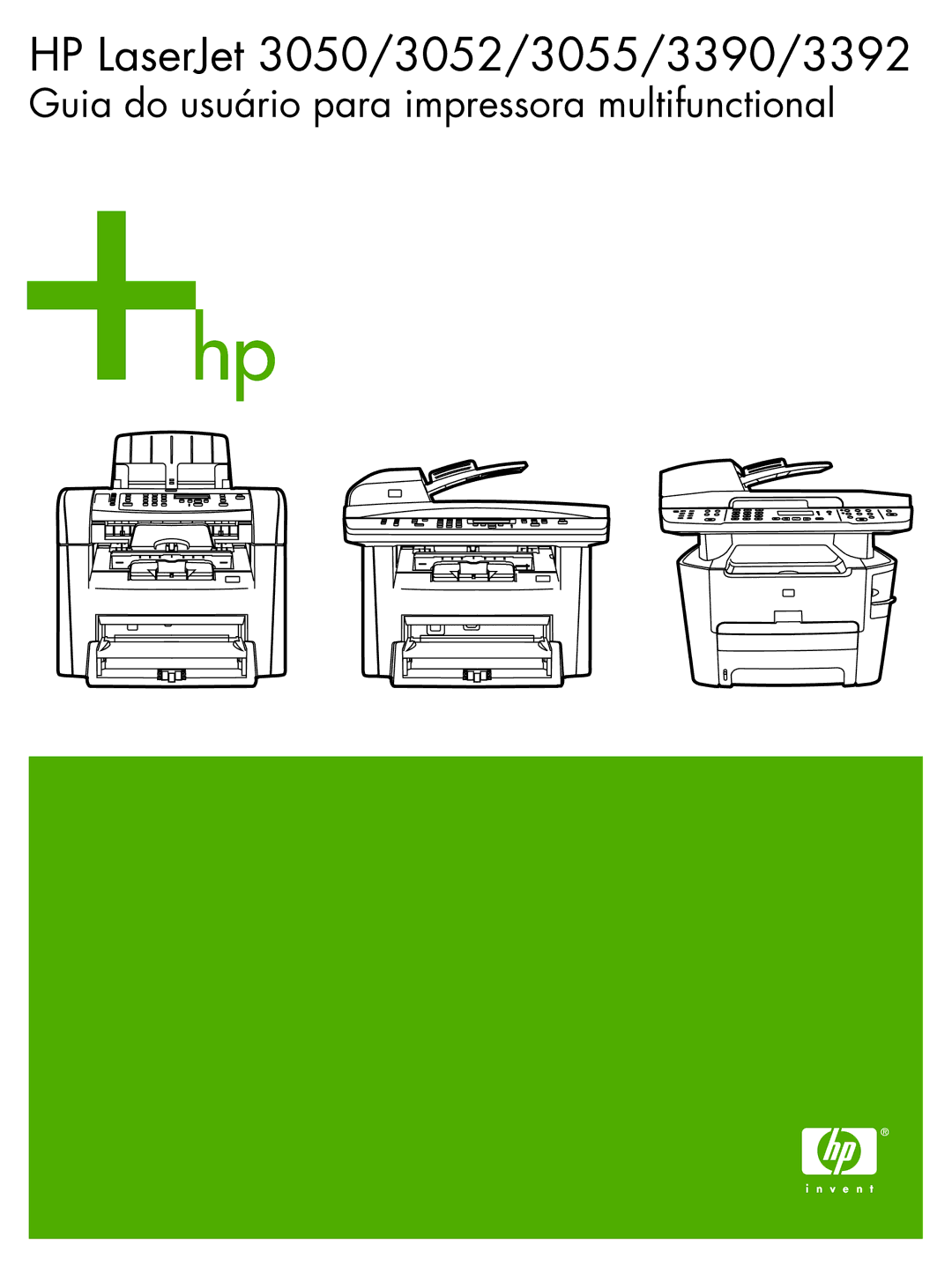 HP manual HP LaserJet 3050/3052/3055/3390/3392 