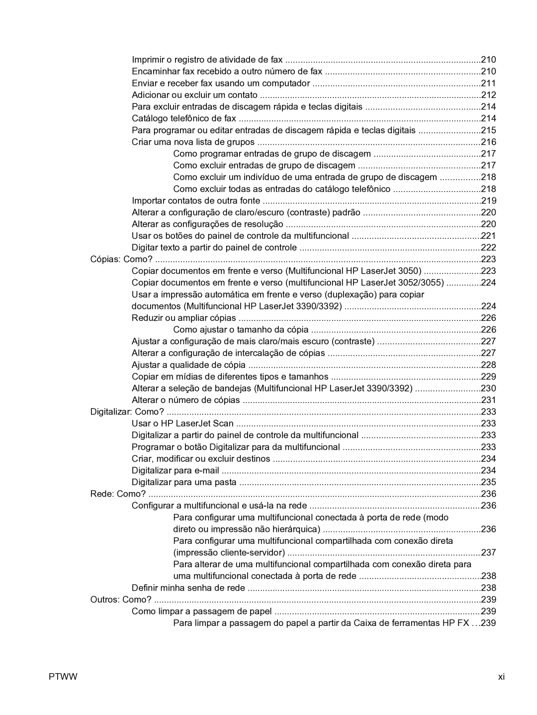 HP 3390 Imprimir o registro de atividade de fax, Encaminhar fax recebido a outro número de fax, Catálogo telefônico de fax 