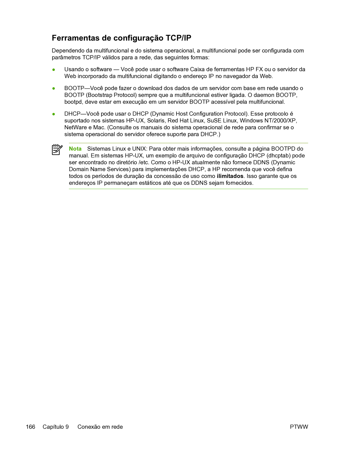 HP 3390 manual Ferramentas de configuração TCP/IP 