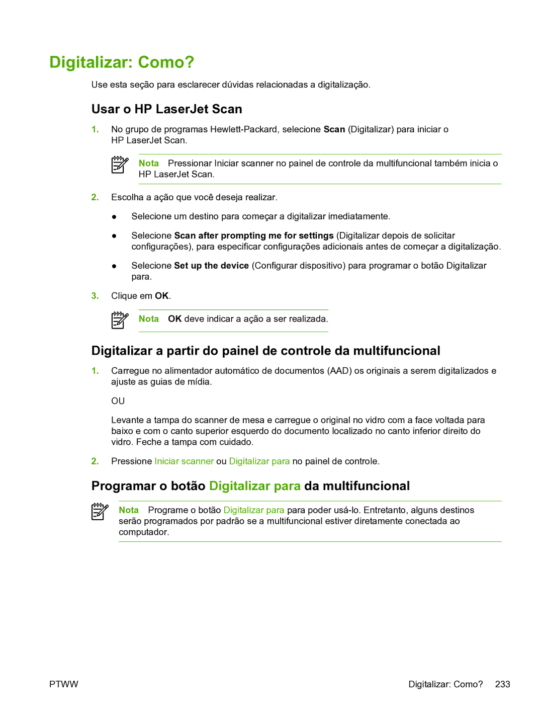 HP 3390 manual Digitalizar Como?, Usar o HP LaserJet Scan, Programar o botão Digitalizar para da multifuncional 