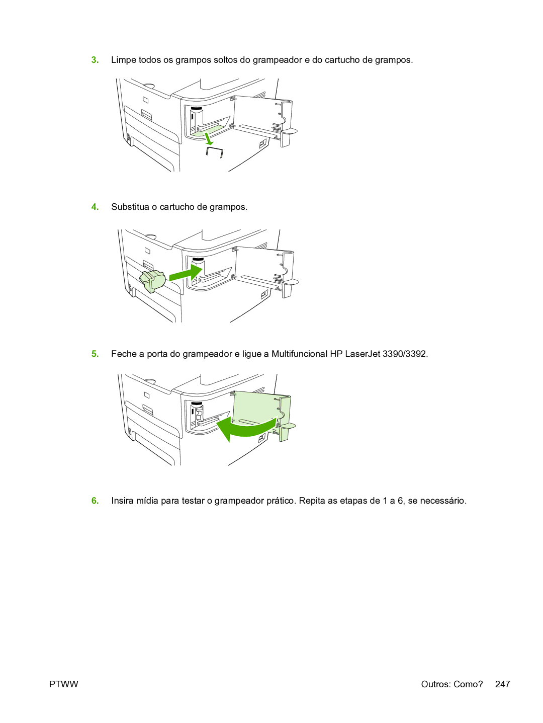 HP 3390 manual Ptww 