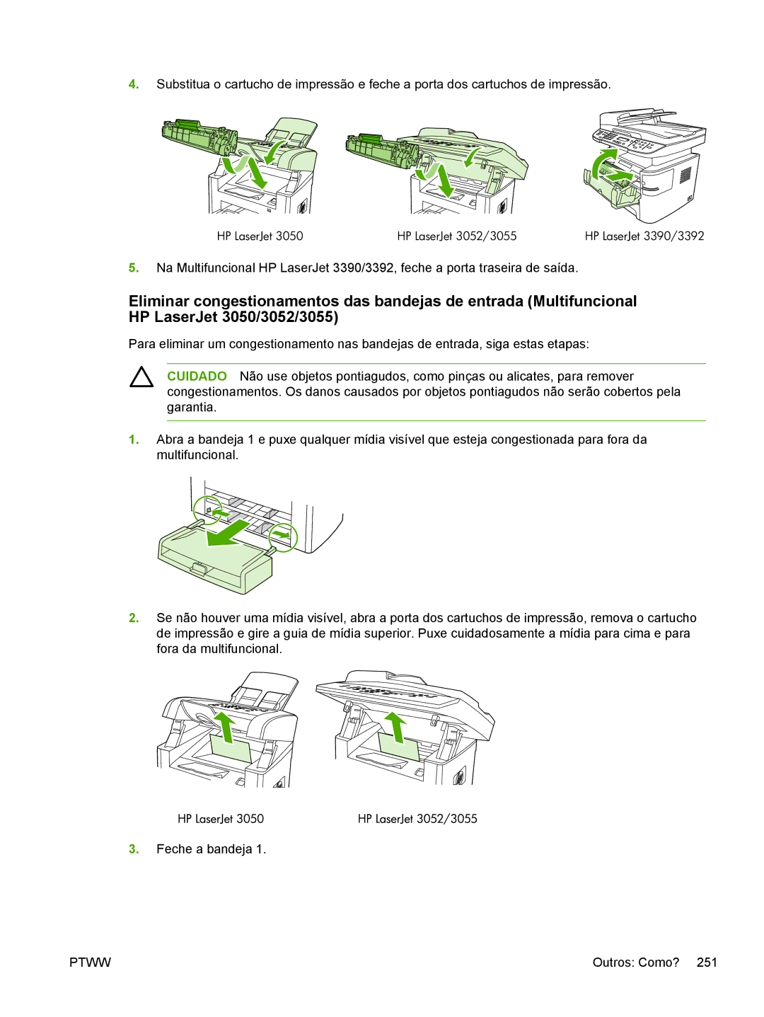 HP 3390 manual HP LaserJet 