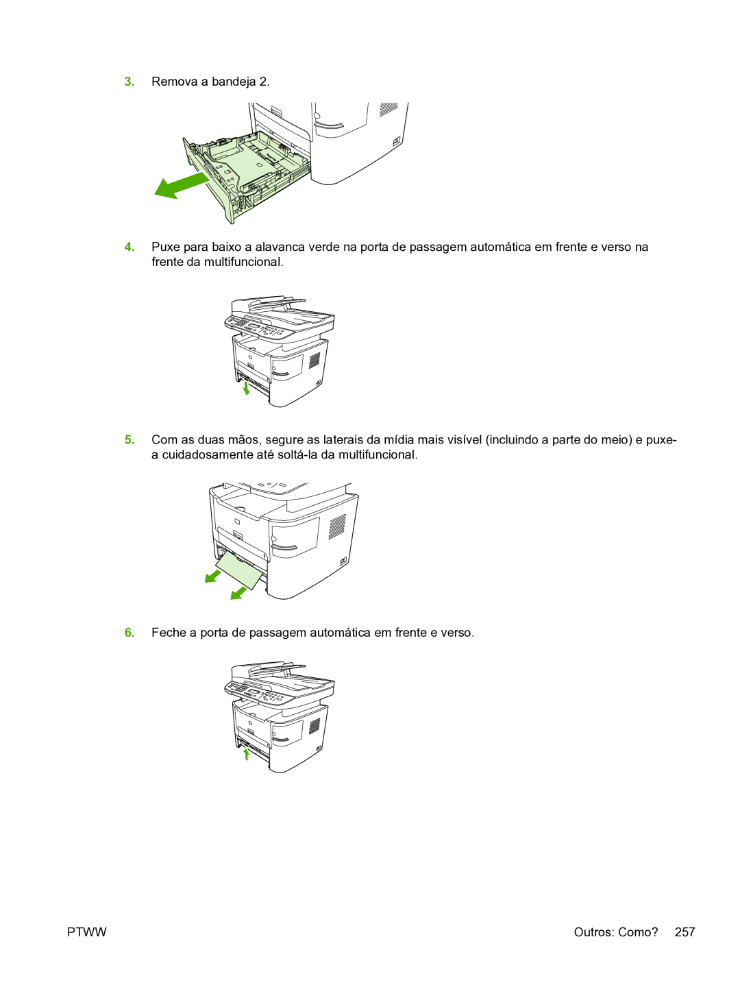 HP 3390 manual Ptww 