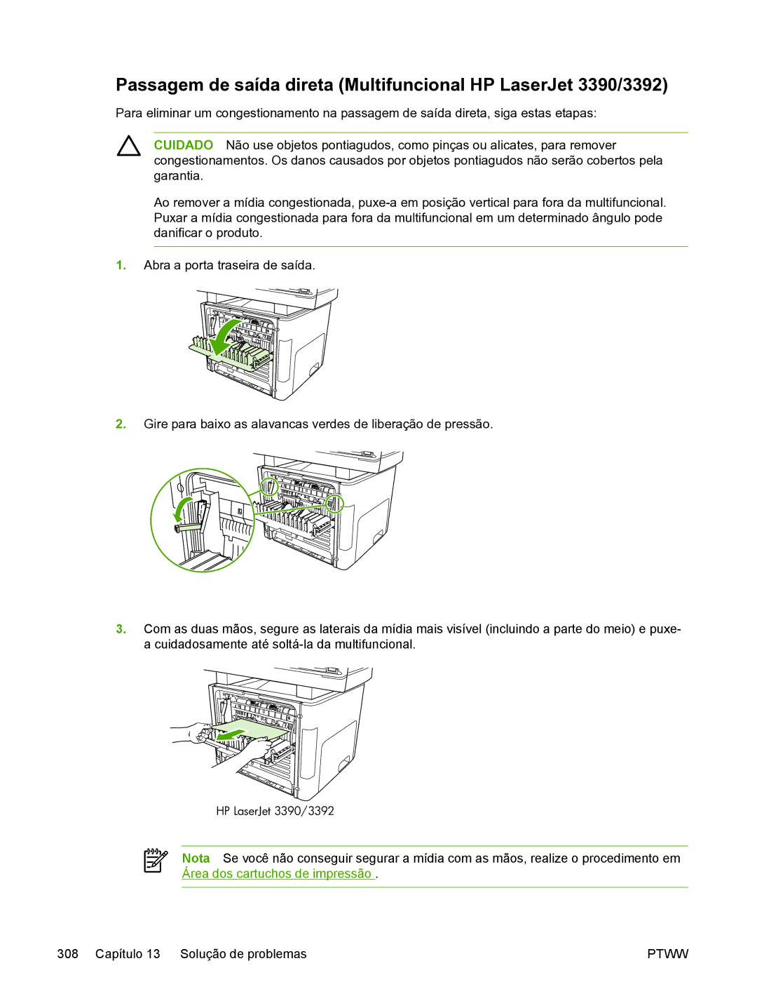 HP 3390 manual Ptww 