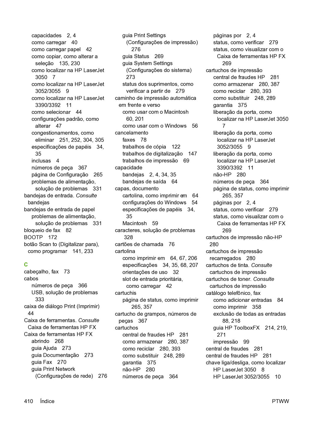 HP 3390 manual Bootp 