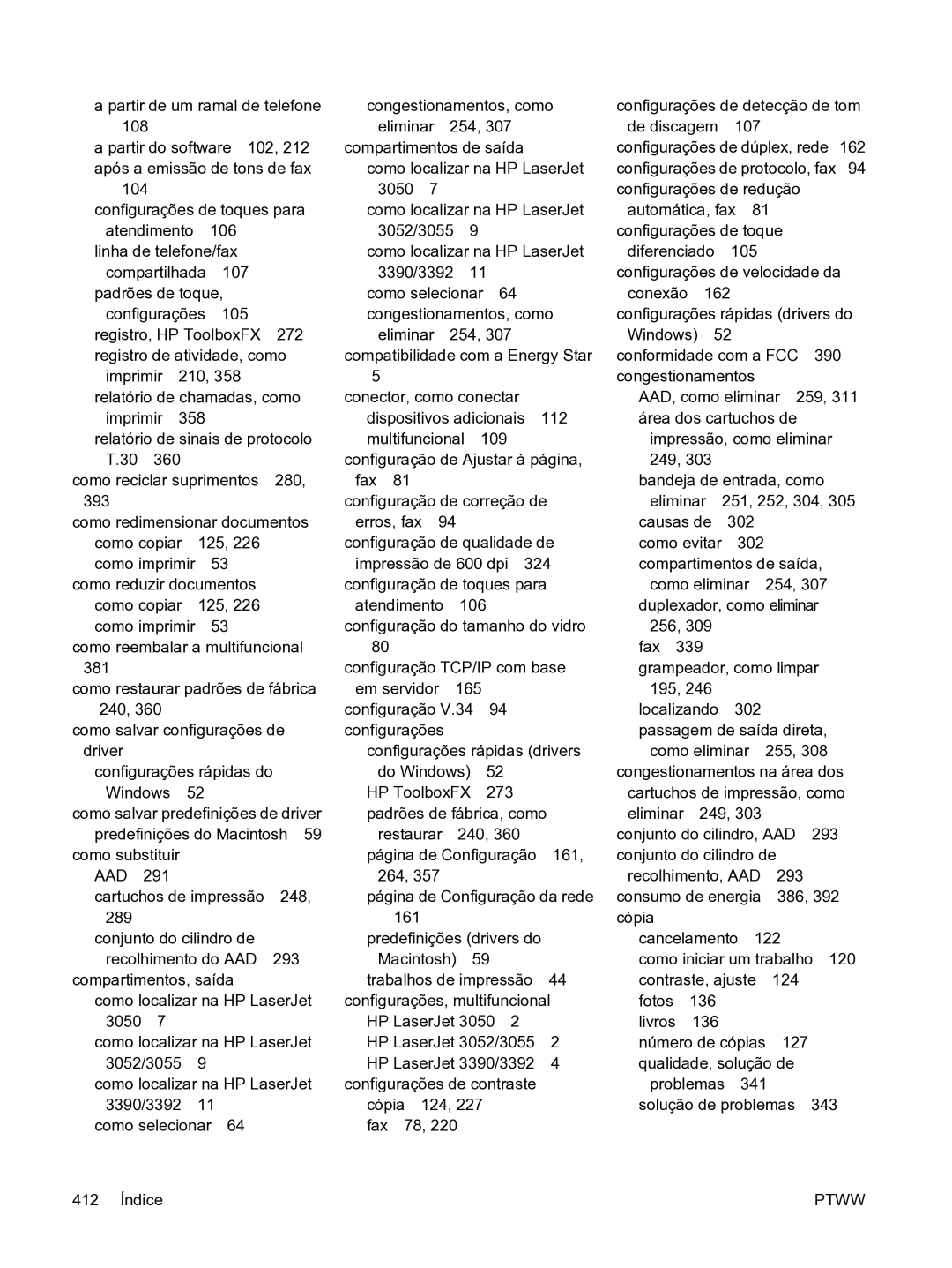 HP 3390 manual Aad 