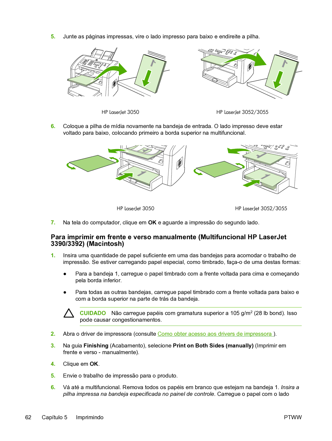 HP 3390 manual Ptww 