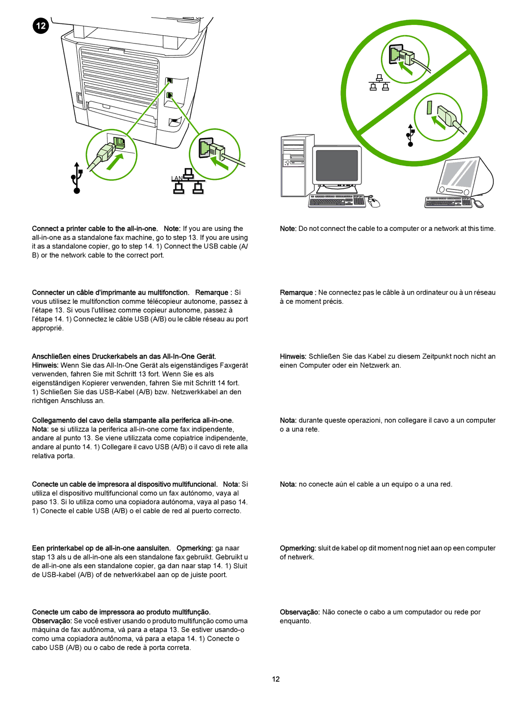 HP 3392 manual Lan 