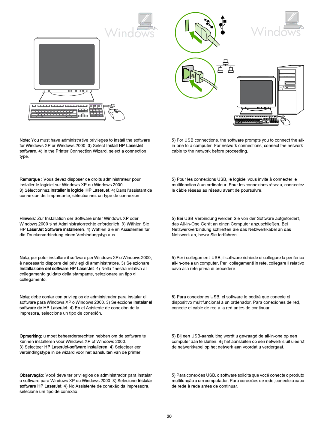 HP 3392 manual Windows Windows 