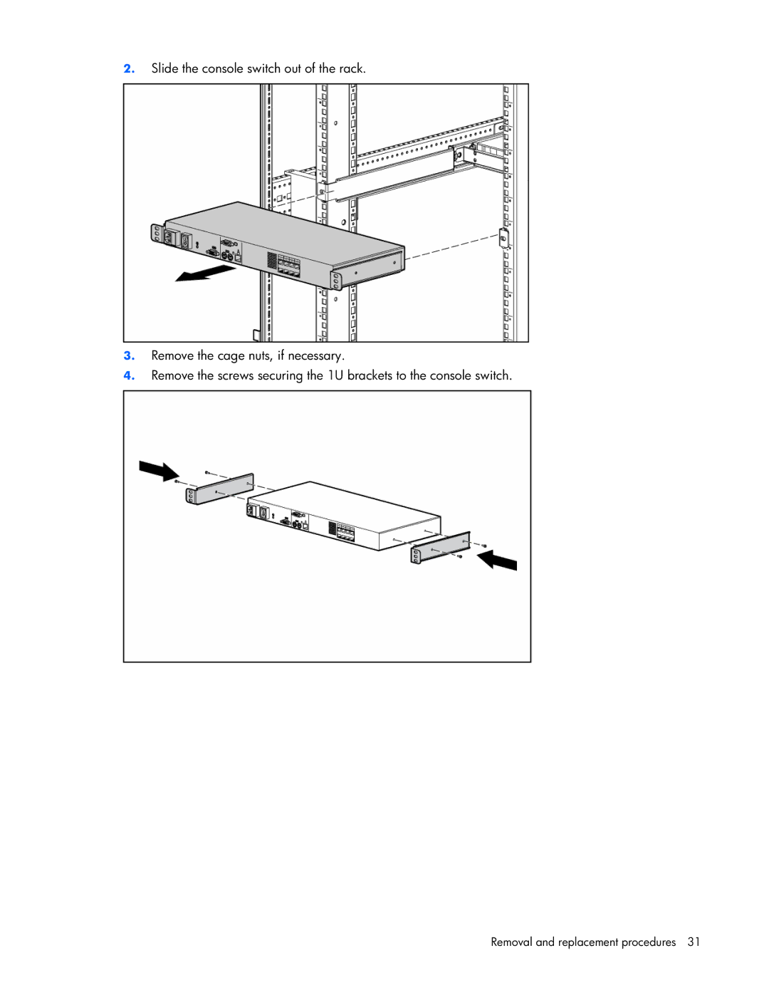 HP 339820-002 manual Removal and replacement procedures 