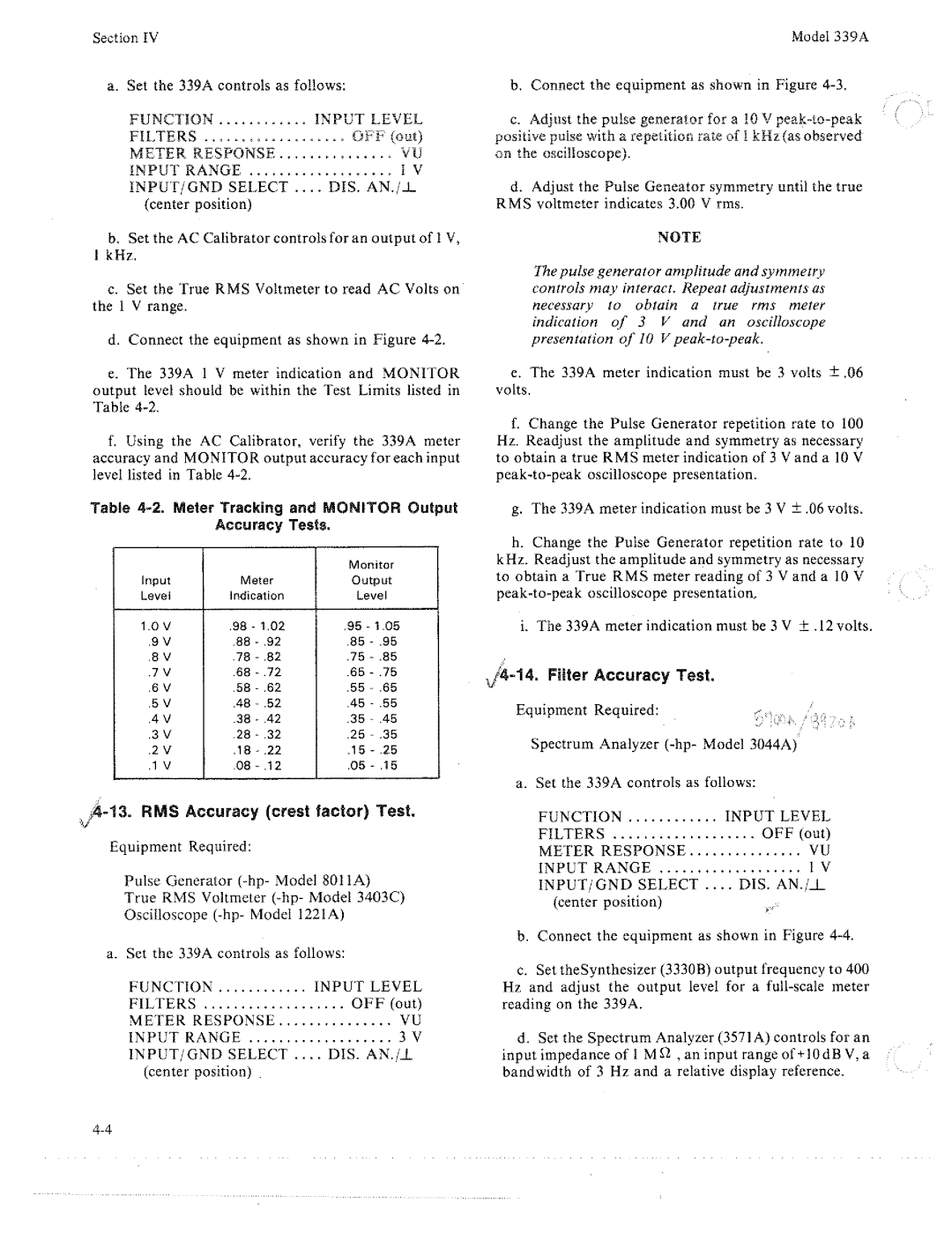 HP 339A manual 