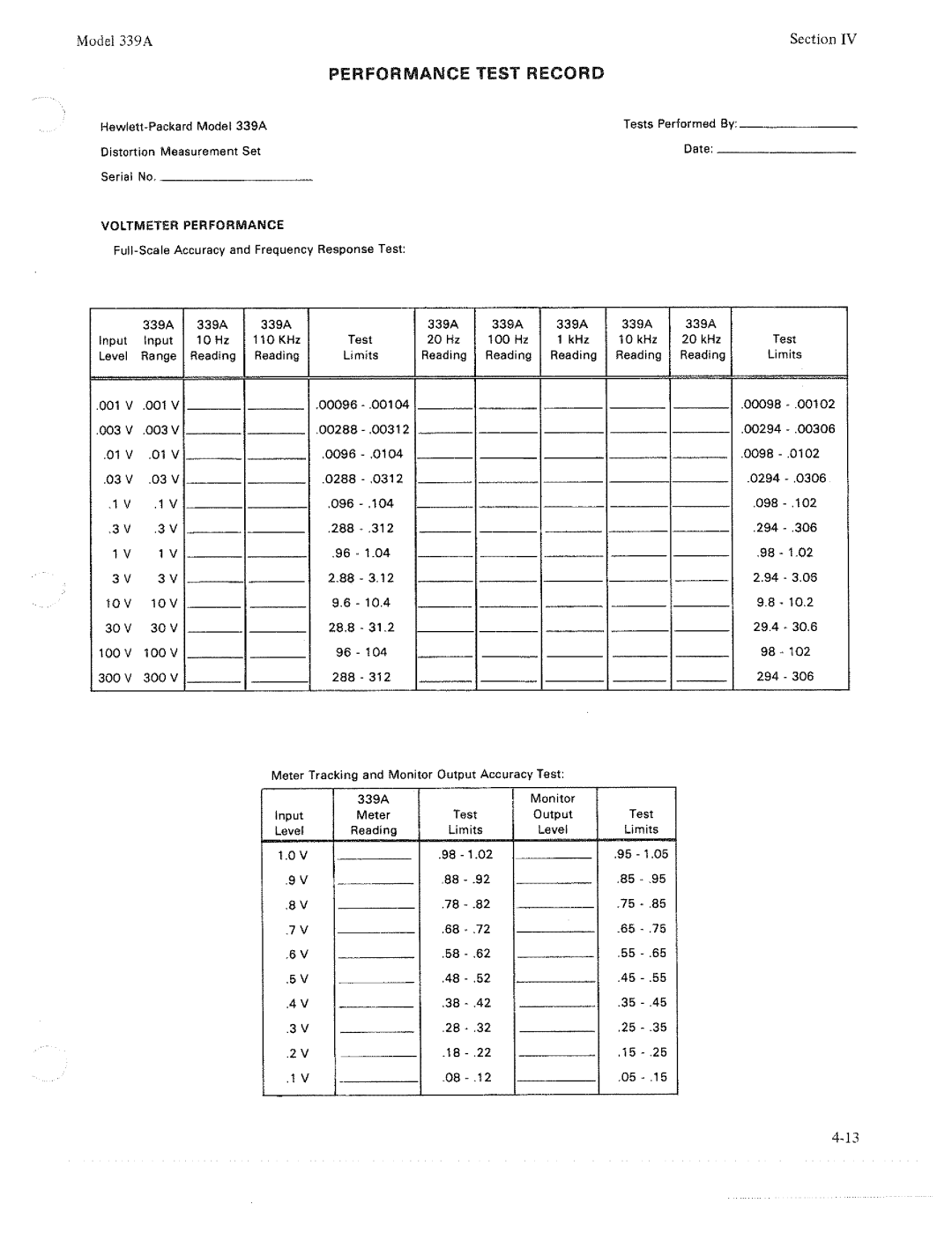 HP 339A manual 