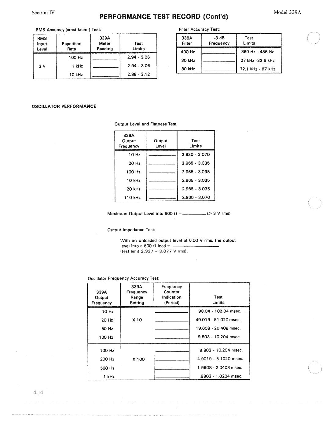 HP 339A manual 