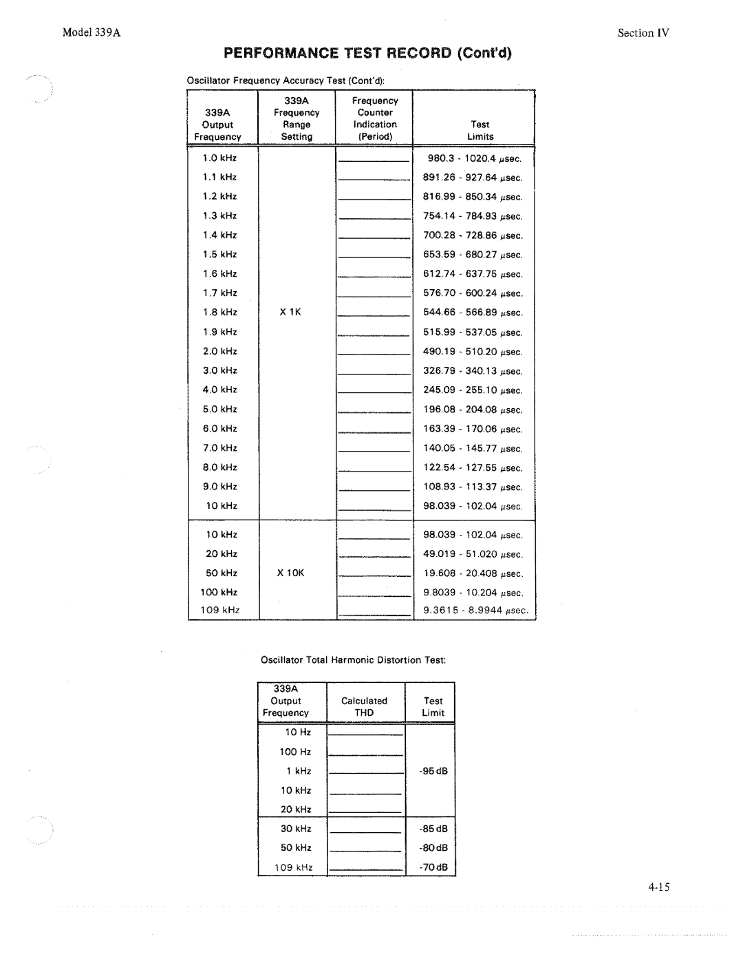 HP 339A manual 