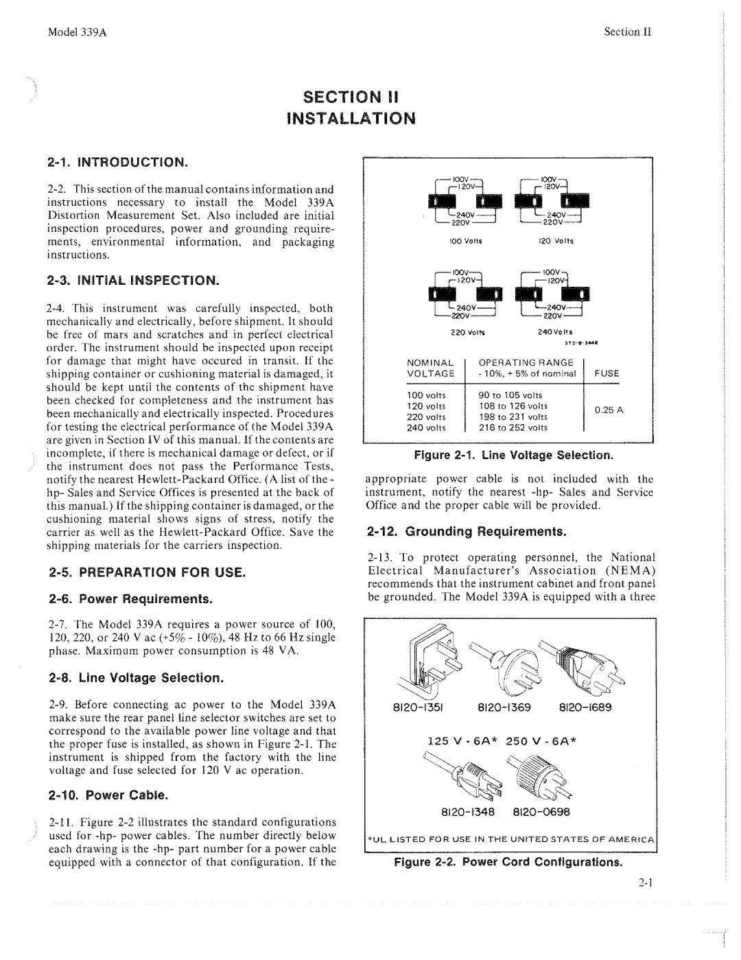 HP 339A manual 