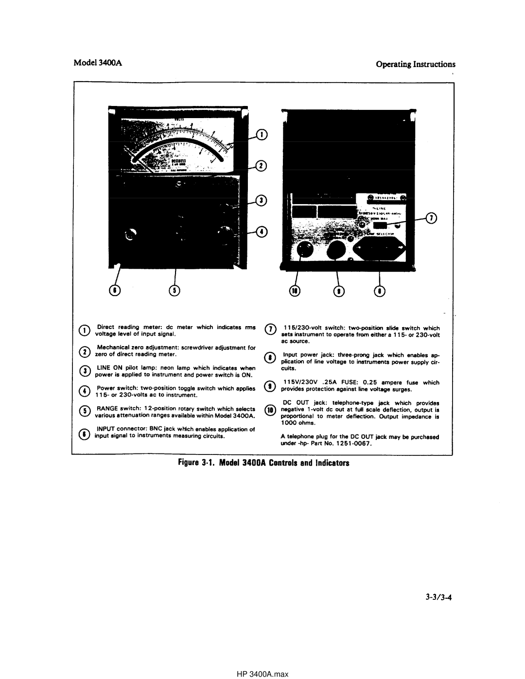 HP manual HP 3400A.max 