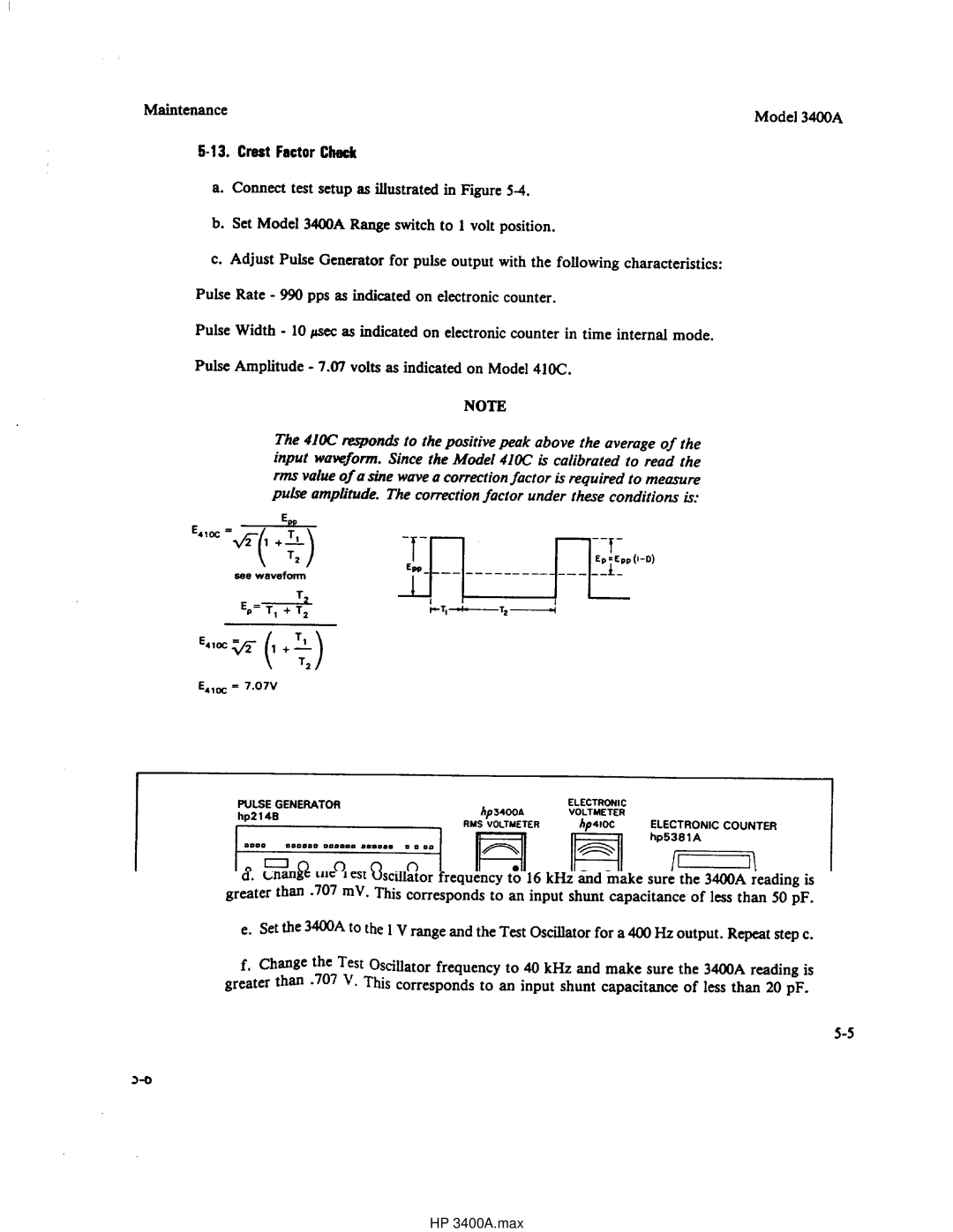 HP manual HP 3400A.max 