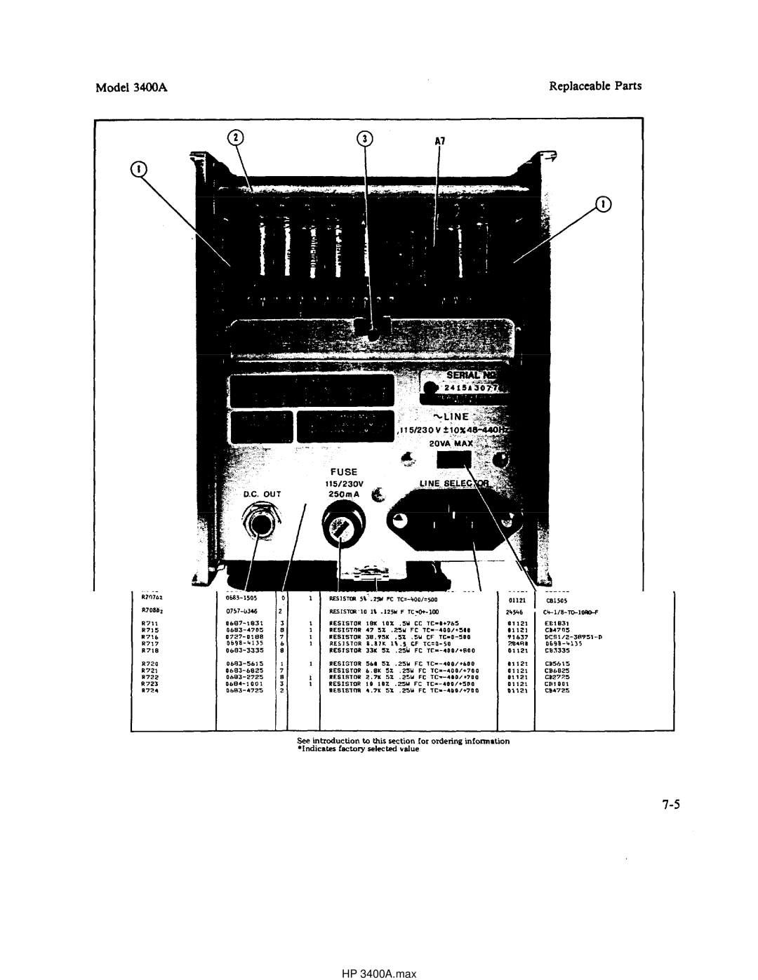 HP manual HP 3400A.max 