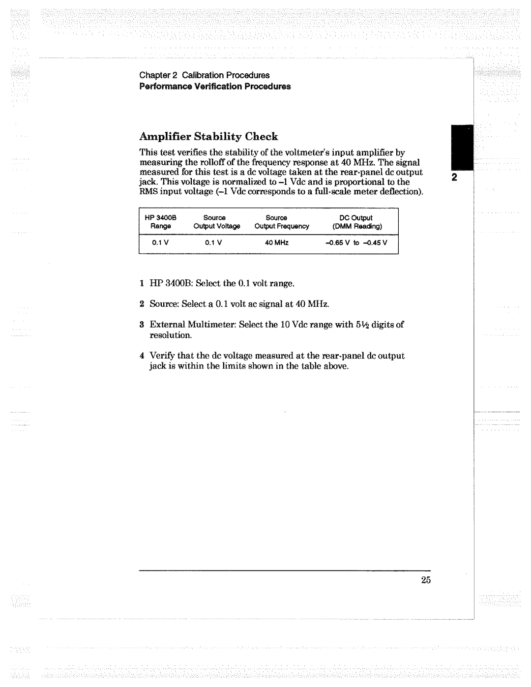 HP 3400B manual 