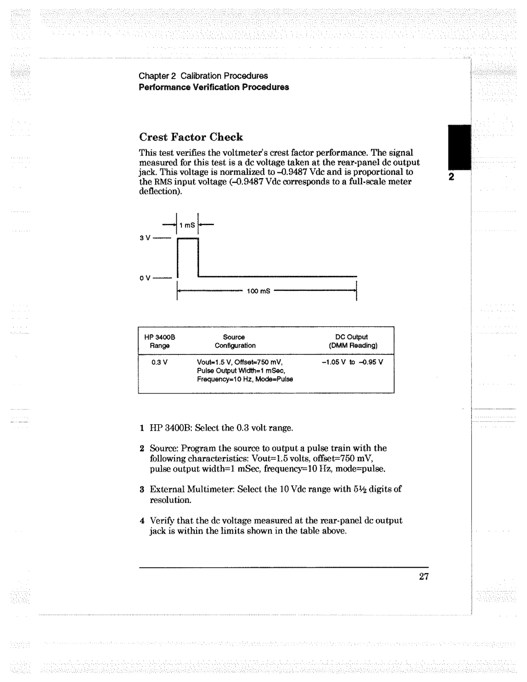 HP 3400B manual 