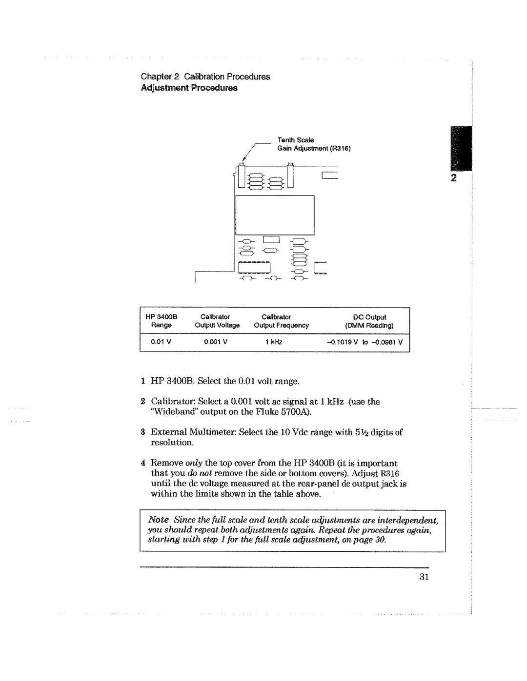 HP 3400B manual 